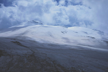 Elbrus in the clouds