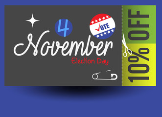 Election Day Discount Voucher