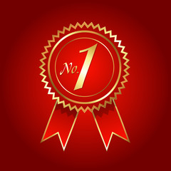 No. 1 Rosette Vector