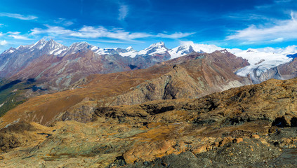 Alps mountain landscape in Switzerland