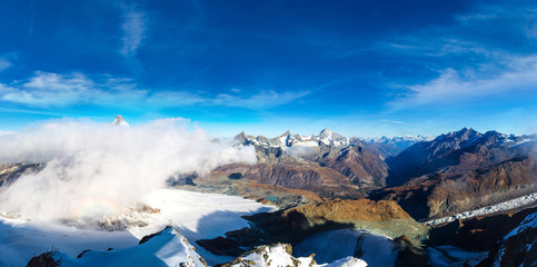 Alps mountain landscape in Switzerland