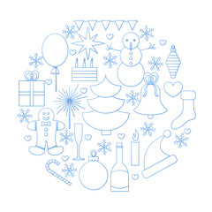 New year celebration concept