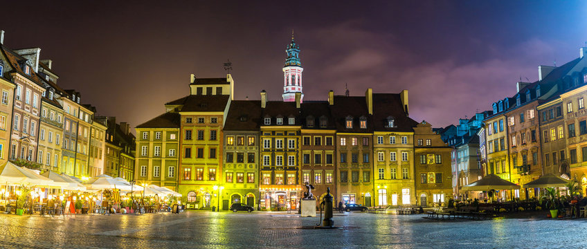 Old town sqare in Warsaw