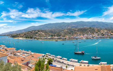 Obraz premium Poros island in Greece