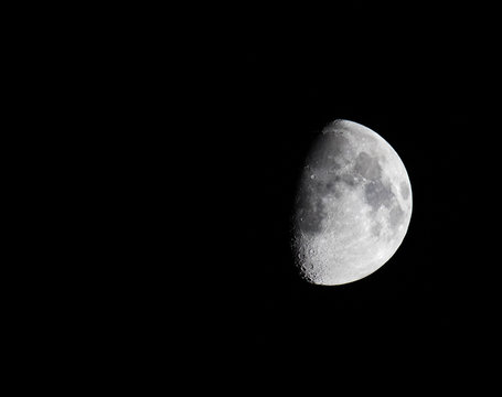 moon on the dark night - Powered by Adobe