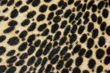 Faux leopard fur texture background