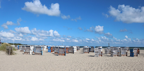 Strandkörbe damp