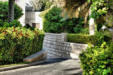 Obraz premium tropical garden