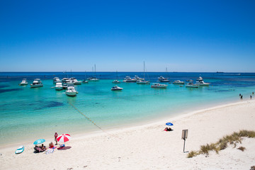 Fototapeta na wymiar Rottnest Island in Western Australia.