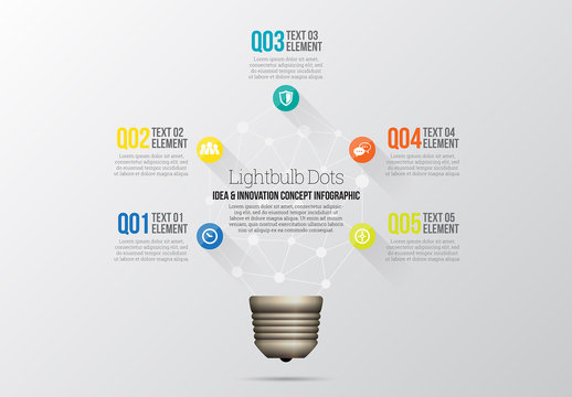 Lightbulb Elements Infographic 1