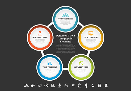 Linked Circle Cluster Infographic 1