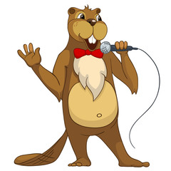Cartoon Character Beaver