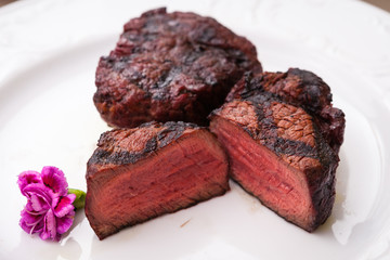 Filet mignon meal