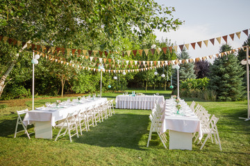 Beautiful wedding set up