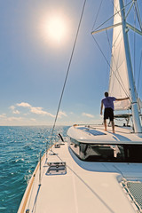 Sailing boat vacation