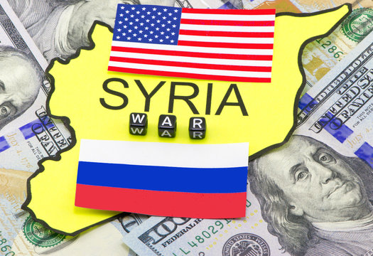 The war and the United States and Russia confrontation in Syria