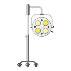 Street lamp silhouette vector