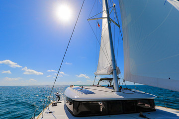 Sailing boat vacation