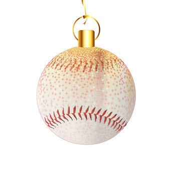 Christmas Decoration Baseball