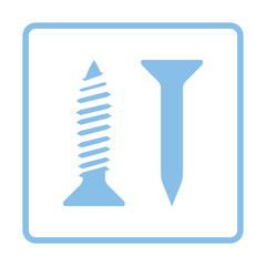 Icon of screw and nail