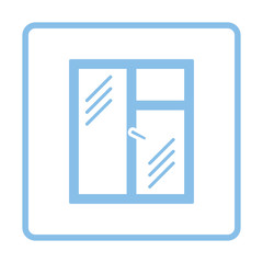 Icon of closed window frame