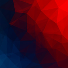 Background of geometric shapes. Red, blue colors Vector EPS 10. Vector illustration
