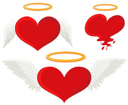 Heart With Angel Wings