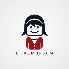 woman avatar with formal suit