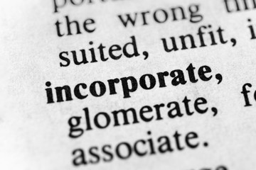 Incorporate