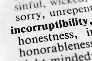 Incorruptibility