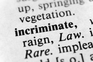 Fototapeta premium Incriminate