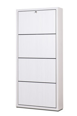 Shoe cabinet isolated on white.
