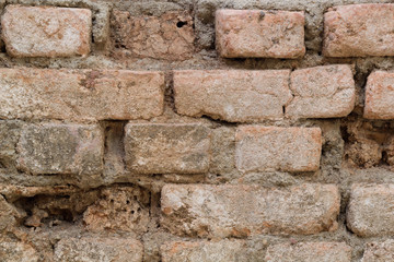 background of brick wall with vintage look