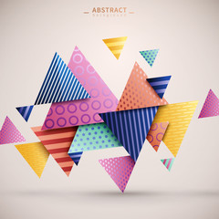 Obraz premium Abstract geometric background