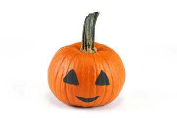  pumpkin lantern for Halloween isolated on white background