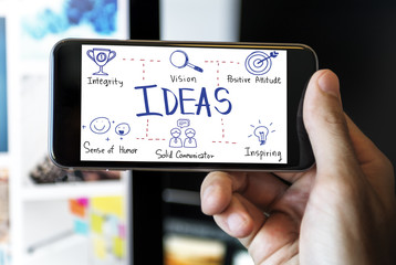 Ideas Vision Positive Attitude Inspiring Concept