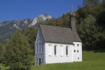 Fototapeta na wymiar Kapelle Heilig Kreuz in Windshausen