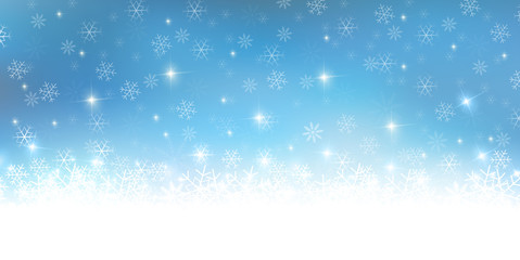 クリスマス　雪　冬　背景