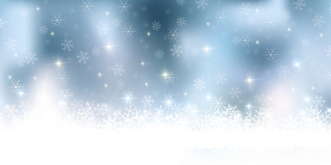 クリスマス　雪　冬　背景