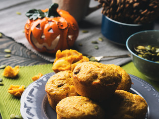 Home made pumpkin muffins