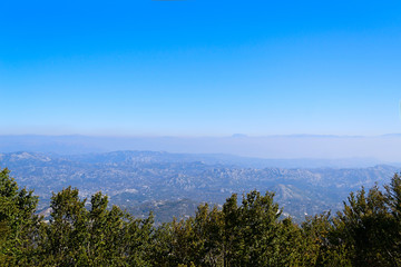 Mountains landscape from mountains pass in Montenegro