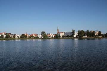 Fototapeta premium Blick auf Schwerin