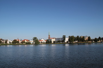 Fototapeta na wymiar Blick auf Schwerin