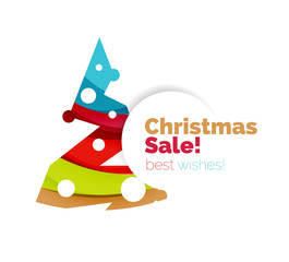 Christmas and New Year promotion banner design