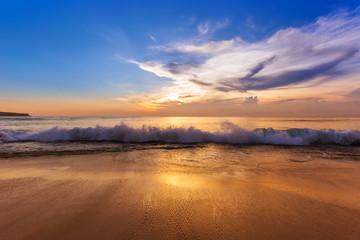 Fototapeta na wymiar Dreamland Beach in Bali Indonesia