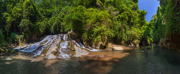 Rang-Reng Waterfall on Bali island Indonesia