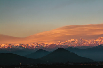 Snowy mountains