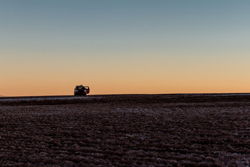 Fototapeta premium Car in the desert