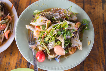 crab papaya salad