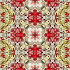 New texture of Christmas wrapping paper. Luxury gift wrapping. Background on Christmas Eve. Decorations for the presents.
